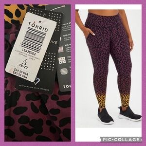 Torrid NWT Leopard Ombe